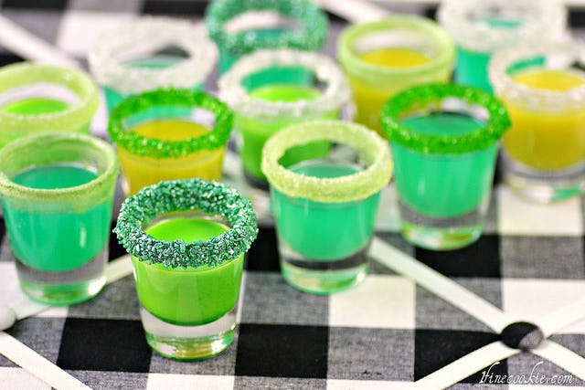 decoratoons gor green jello for st patricks day
