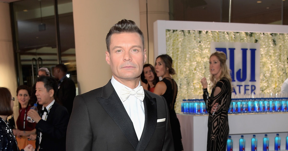 What's Up With Ryan Seacrest At The 2017 Golden Globes? Twitter ... - Bustle