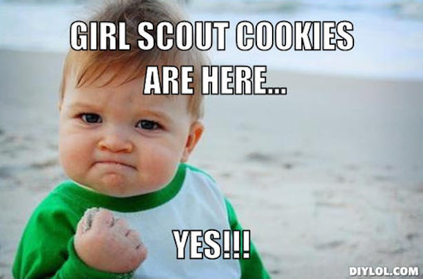 11 Girl Scout Cookie Memes To Satisfy Your Sweet Tooth 11 Girl Scout Cookie Memes To Satisfy Your Sweet Tooth