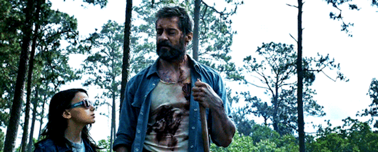 Image result for logan wolverine laura gif