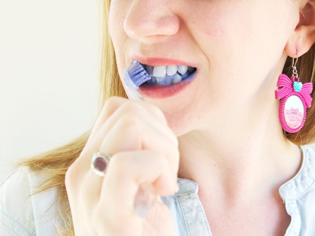 Teeth whitening experiment
