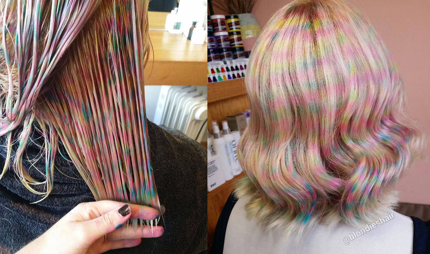 This Colorful Confetti Hair Trend Would Make Every Day Feel Like Your