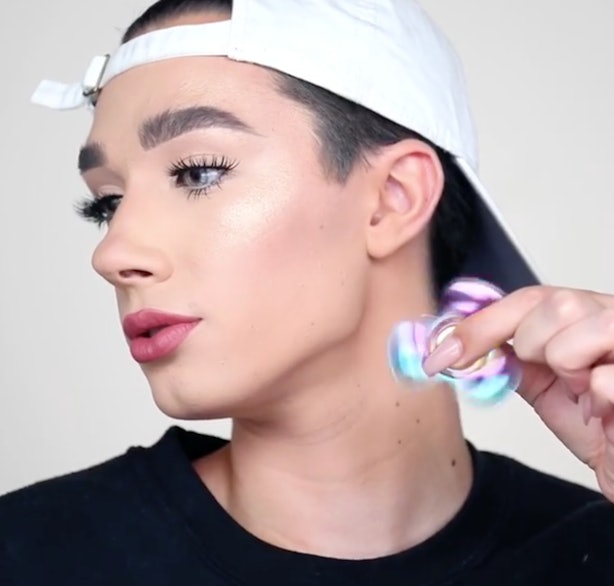 James Charles' Fidget Spinner Contour Tutorial Takes The Craze To A ...