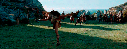Image result for wonder woman amazons training gif