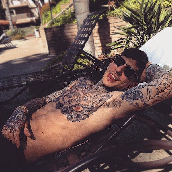 Muscled tattoos boys