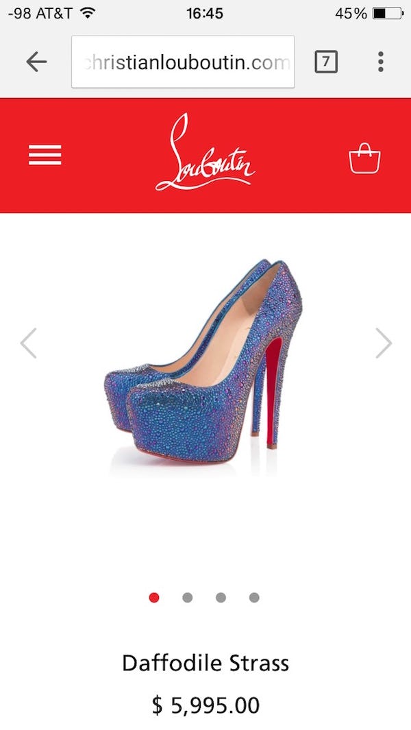 christian louboutin $6000 christian louboutin $6000