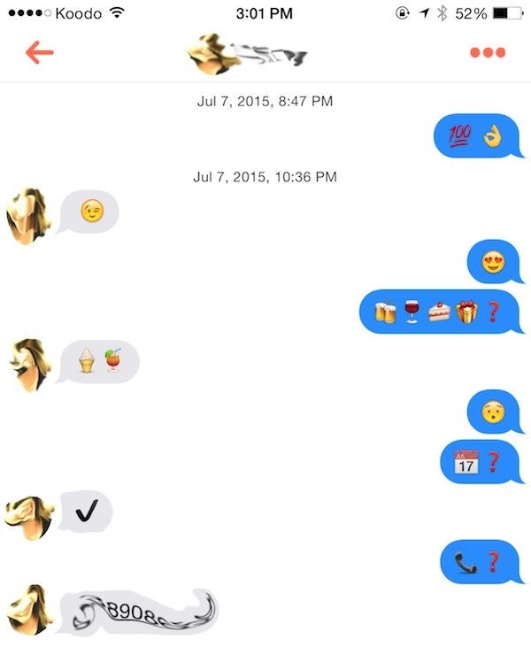 How to move the conversation off tinder