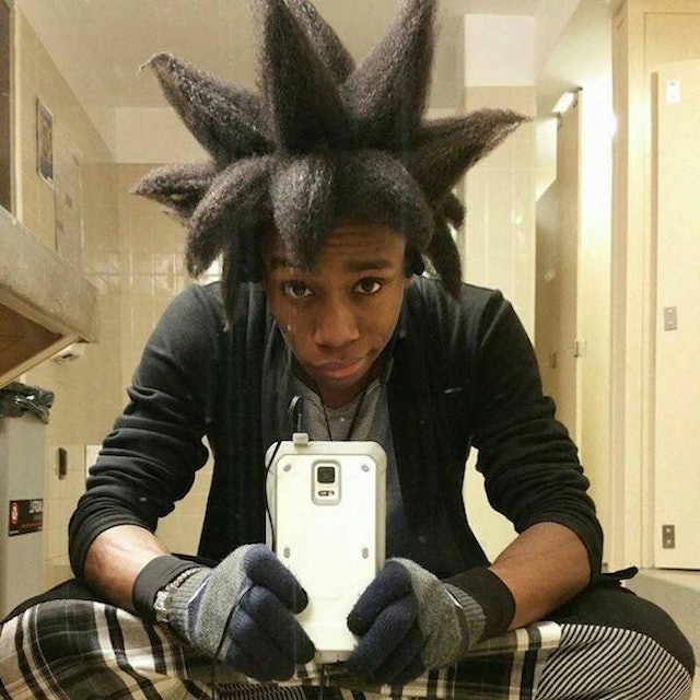 This Guys Incredible Hair Makes Him Look Just Like An Anime Character Photos 