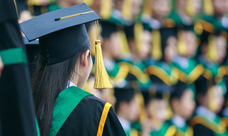 graduate from college