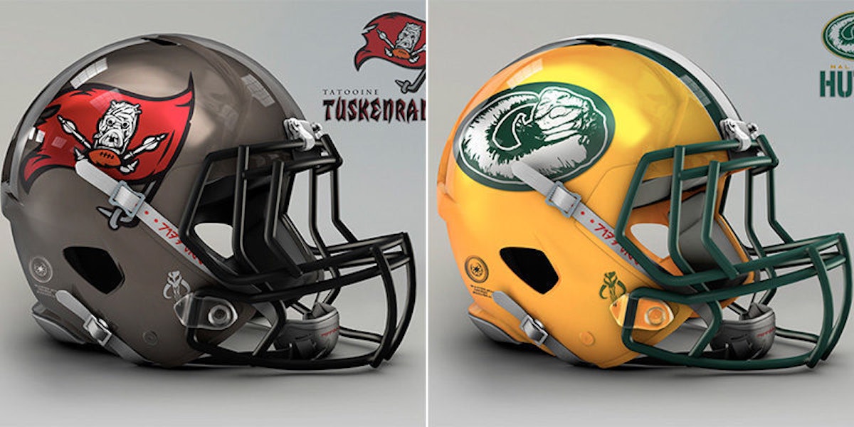 These 'Star Wars' Helmets Ensure The Force Is With You On The Field