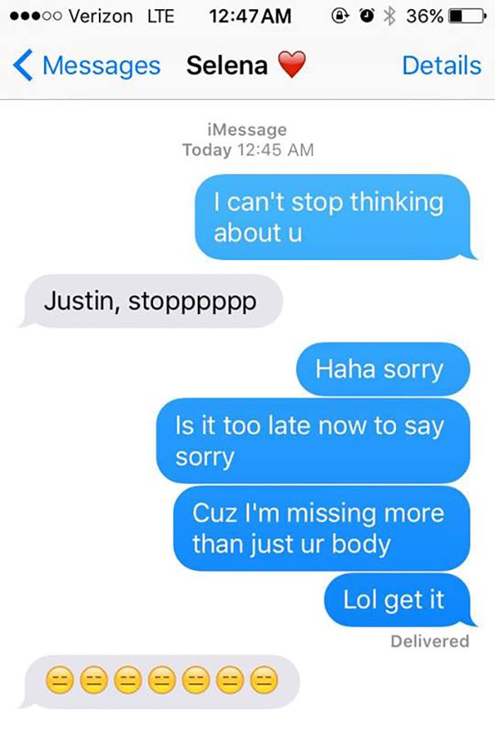 Talking dirty to a girl over text