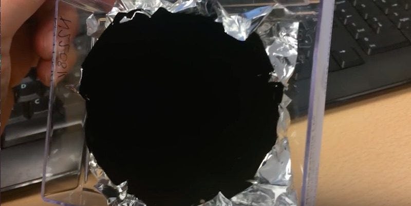 This Footage Of The Blackest Material On Earth Will Blow Your Mind
