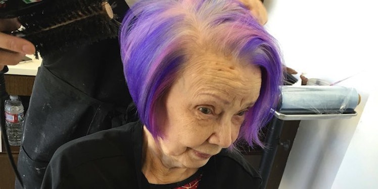 This Purple-Haired Grandma Proves There's No Age Limit On ... - 748 x 448 jpeg 55kB