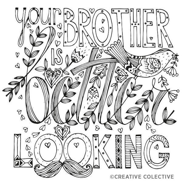 This Breakup Insults Adult Coloring Book Is Perfect For Getting