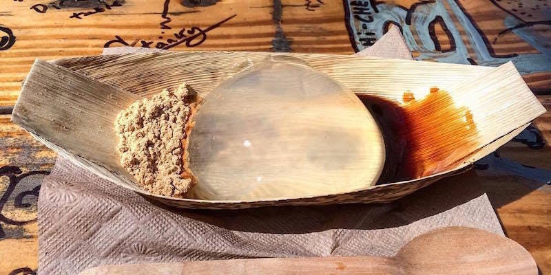 raindrop cake foggy