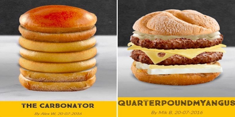 McDonald's Let People Design Their Own Burgers, And It Went Downhill Fast