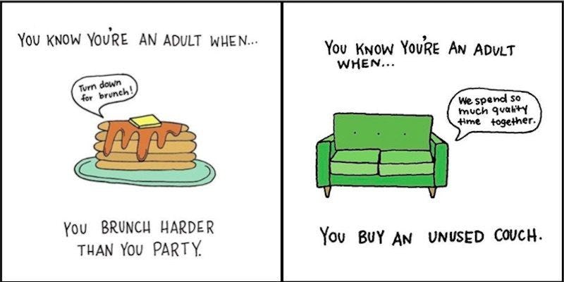 These Illustrations Celebrate All The Small Ways You Start 'Adulting'