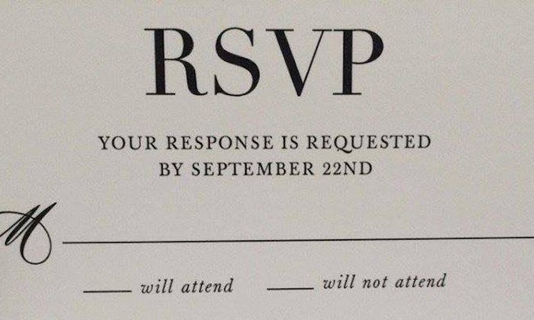 Bride And Groom Accidently Put When most of us get a wedding invitation in the mail