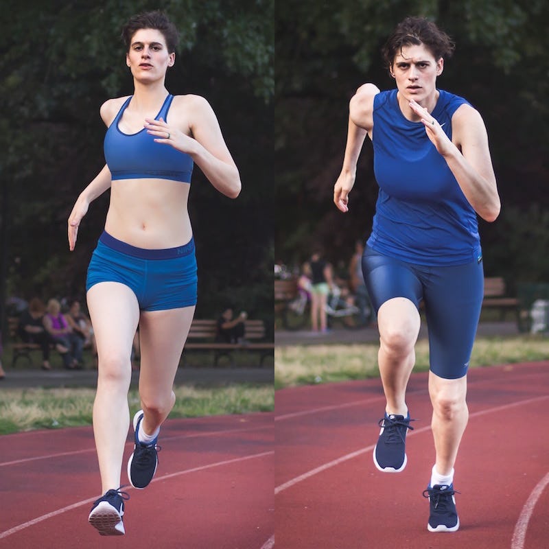 Model Plays Sports In Male And Female Olympics Outfits To See How