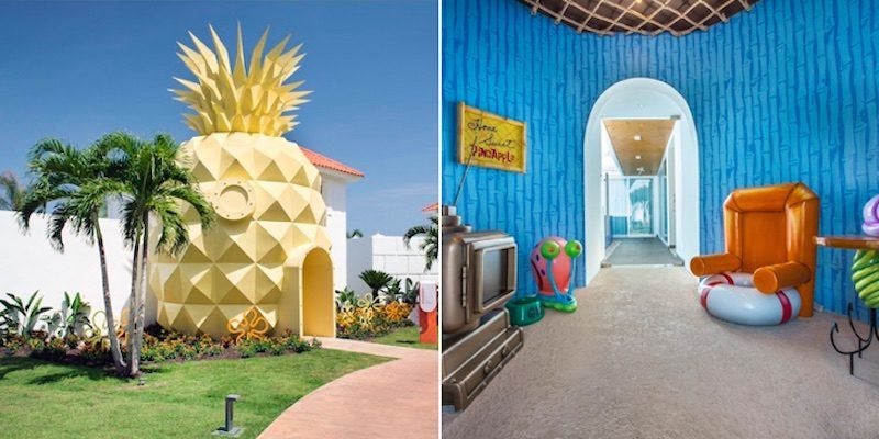 'SpongeBob' Lovers Can Now Vacation In A Pineapple, Just Not Under The Sea