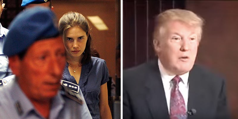 People Can't Stop Laughing At Trump's Cameo In The New Amanda Knox ...