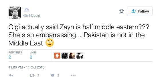 Gigi Hadid Got Zayn Maliks Ethnicity Wrong And Twitter Is