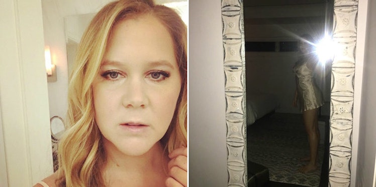 Amy Schumer Shows Off Butt In Lingerie Selfie 