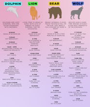 Animal Blood Types Chart Labb By AG