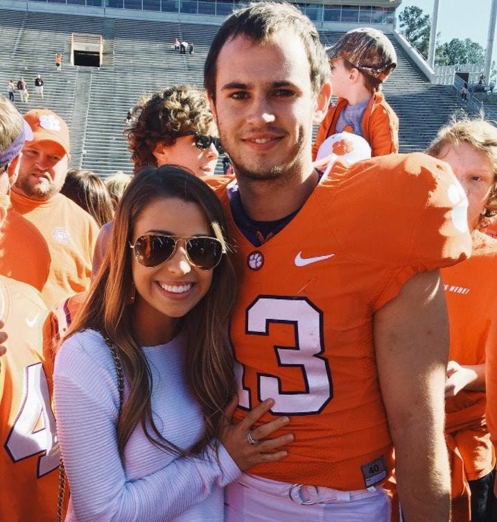 Meet Clemson Wr Hunter Renfrows Girlfriend Camilla Martin