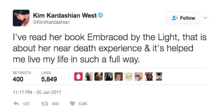 Embraced By The Light Book Cool This Book Helped Kim Kardashian's Life After Paris Robbery Embraced By The Light Book Cool This Book Helped Kim Kardashian's Life After Paris Robbery
