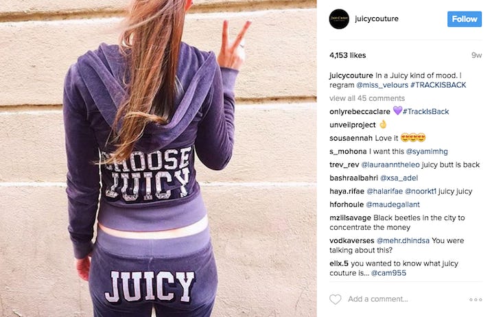 choose juicy tracksuit