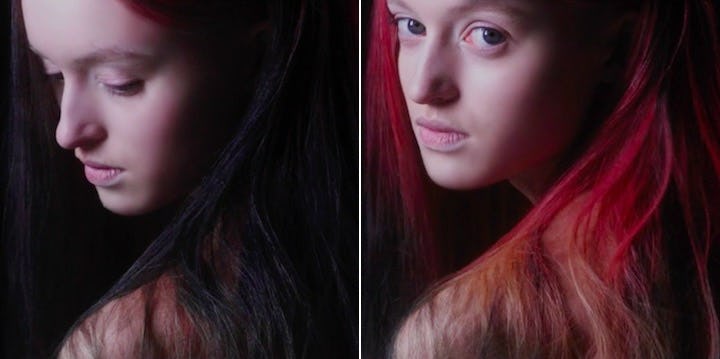 New Hair Dye Changes Colors With The Temperature