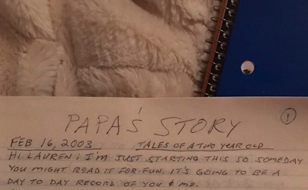 Grandpas Adorable Diary Notes With Granddaughter Go Viral 7332