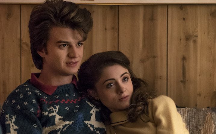 Nancy wheeler and jonathan byers dating in real life