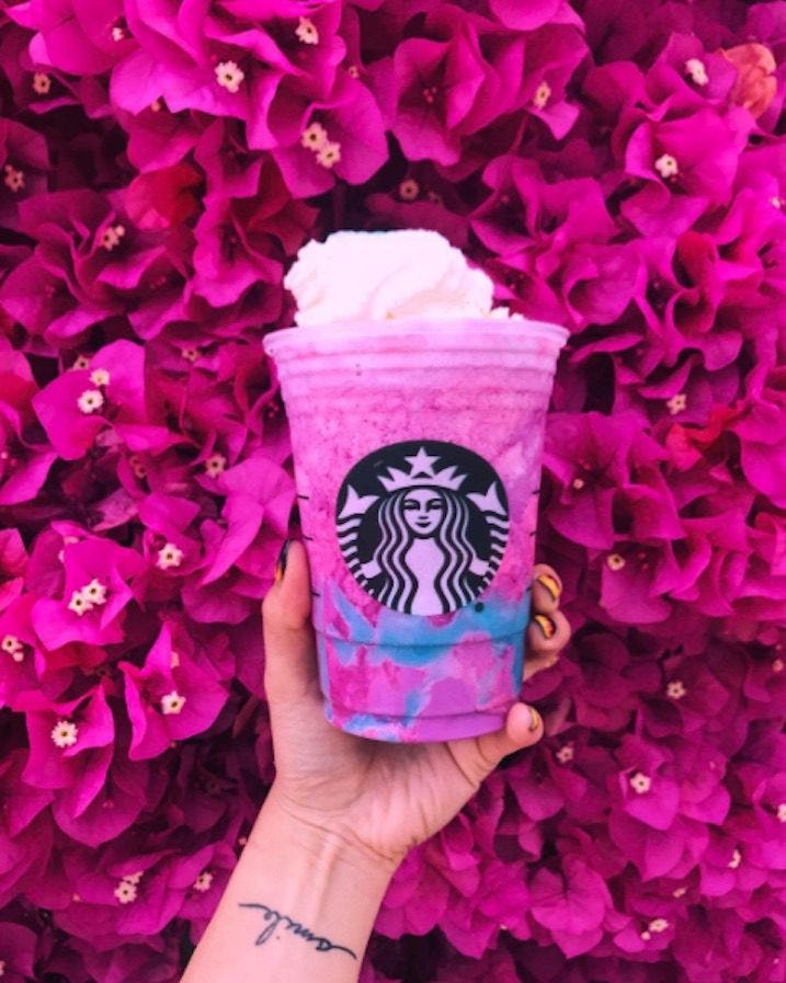 15 Pretty Instagram Pics Of The Starbucks Unicorn Frapp 15 Pretty Instagram Pics Of The Starbucks Unicorn Frapp