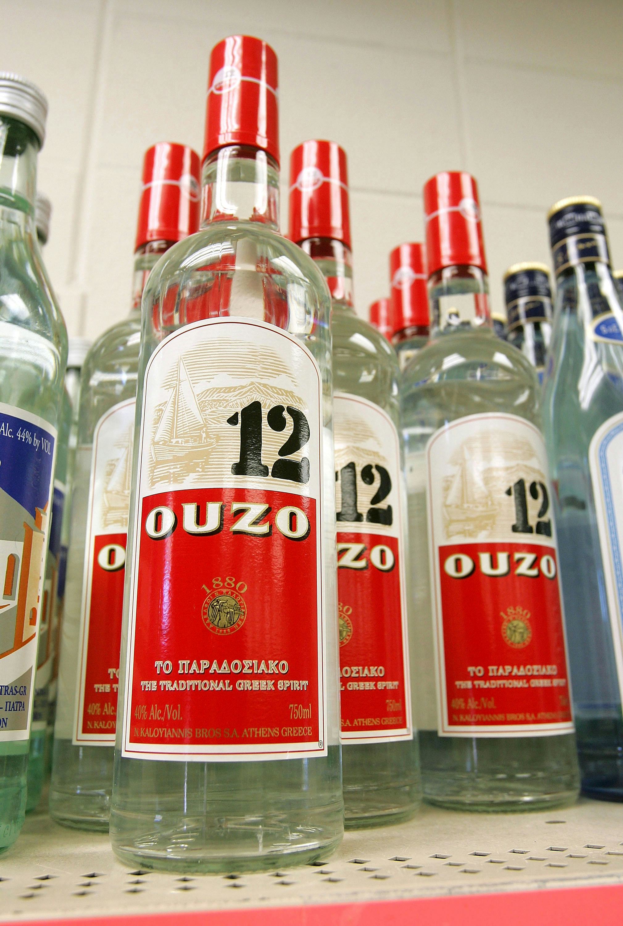 ouzo alcohol content