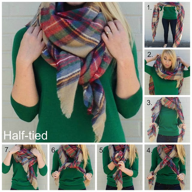 How To Tie A Blanket Scarf In 9 Stunning Unique Ways Photos