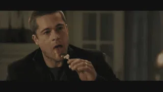 Image result for brad pitt eating