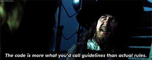 Image result for pirates of the caribbean they're more like guidelines