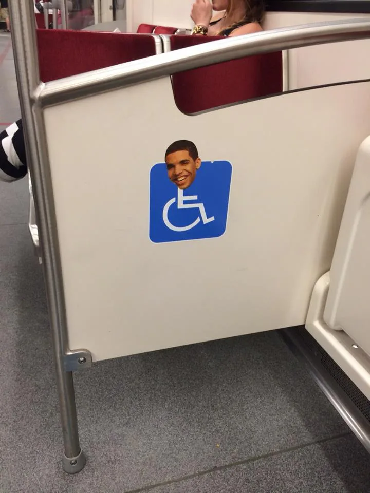 Drake Memes Meet Toronto Handicap Signs In An Effort To Remind The