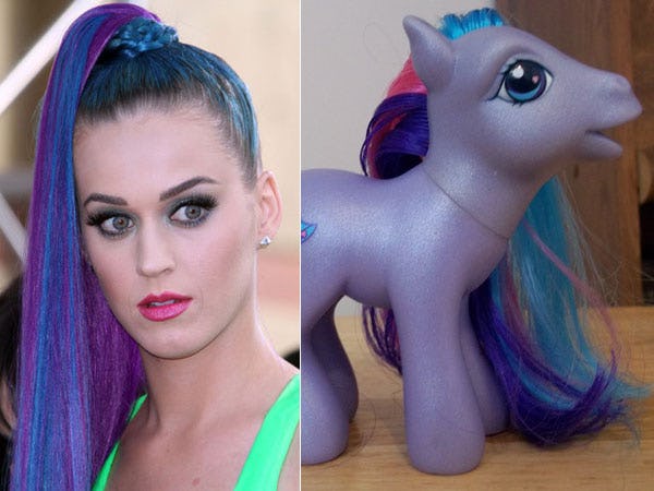 6 Times Katy Perry S Hair Looked Exactly Like My Little Pony