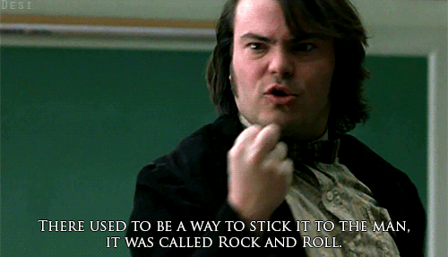 Image result for stick it to the man school of rock jack black
