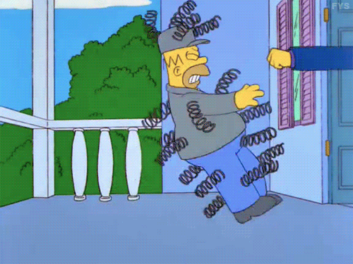 Image result for injury simpson gifs