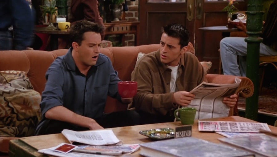 The Central Perk Couch On Friends Was Always Unoccupied For A
