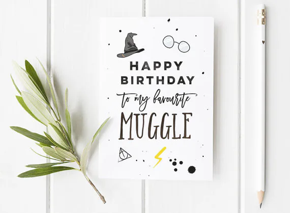 15 Harry Potter Inspired Birthday And Greeting Cards 