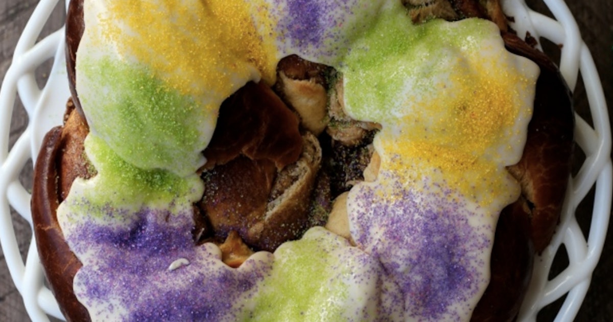 King Cake Made With Breoche Dough King Cake Made With Breoche Dough