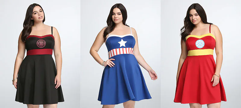 topic hot clothing line avengers Dresses Marvel Universe 'Avengers' And Release Torrid Her