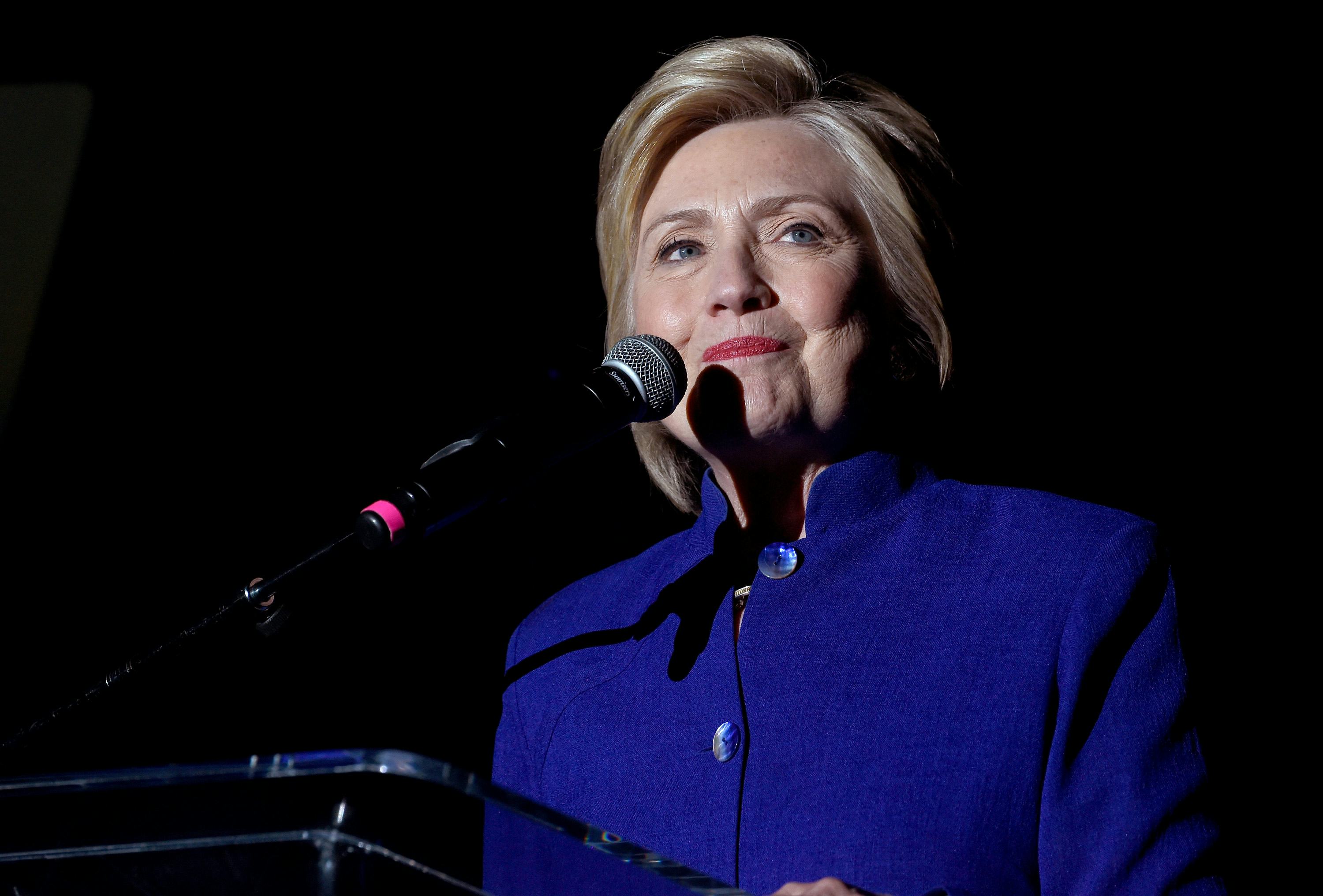 Hillary Clinton's Victory Speech As Presumptive Nominee Is Fiercely