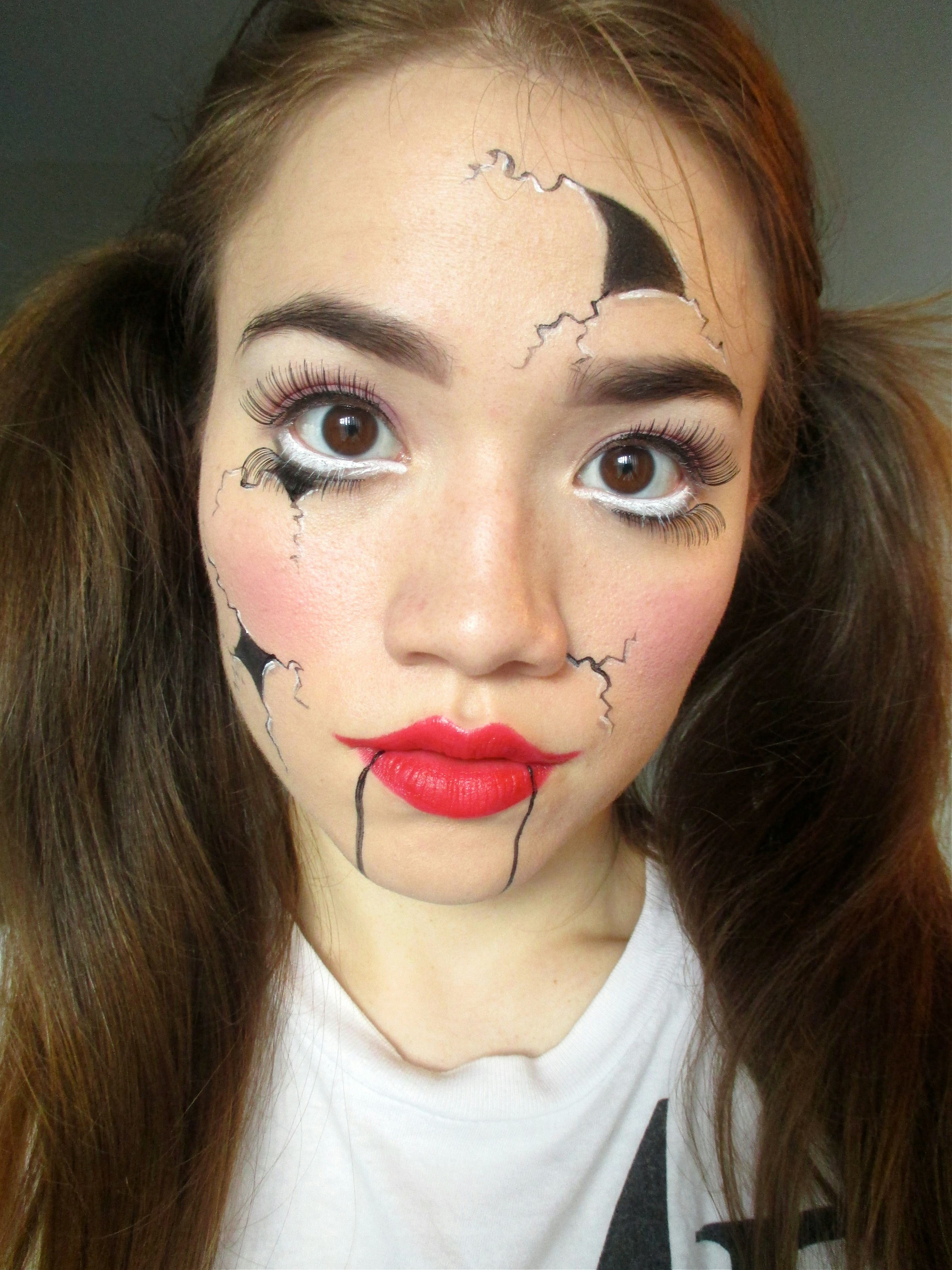 Makeup Ideas Cracked Doll Makeup Beautiful Makeup Ideas And