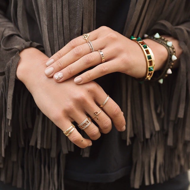 21 Photos Of Stackable Rings That'll Teach You How To Wear A Bunch At